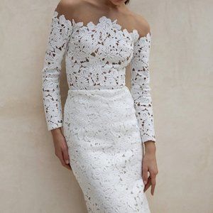 Sarah Seven Hampton Wedding Gown